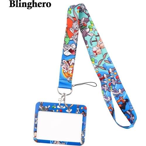 CB664 Funny Animal Lanyards For keychain ID Card Pass Mobile Phone USB Badge Holder Hang Rope Lariat Lanyard