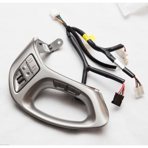 2Pcs LUE TOOTH AUDIO VOICE Switch LH Cable (for Hyundai TUCSON IX35 2011-2013)Steering wheel button phone bluetooth button