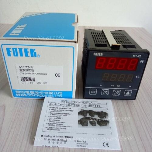 MT72-V SSR Output FOTEK PID+Fuzzy Temperature Controller 100% New Original Genuine 72*72*80