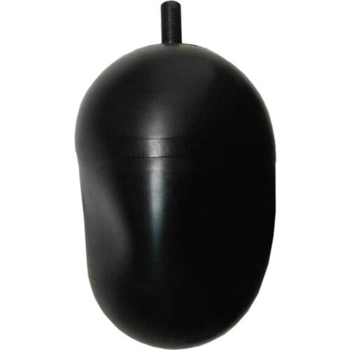 Inflatable gas hydraulic accumulator bladder rubber NBR volume 10liter pressure 330bar gas valve 7/8-14UNF D=200MM L=300MM