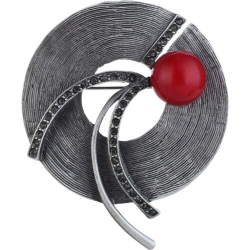 2018 New Retro circular brooch, multi touch dress shoes, pearl breast accessories