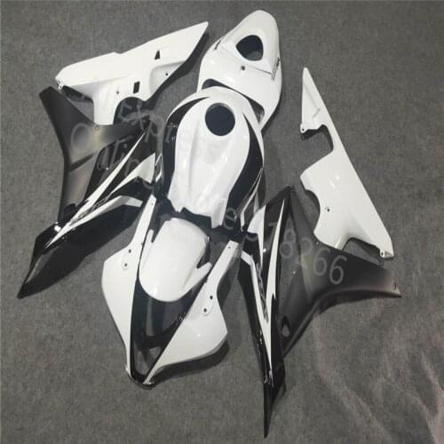 New motorcycle body kit for honda CBR 600 RR 2007 2008 CBR600RR 07 08 white black motorcycle Fairing Injection mold