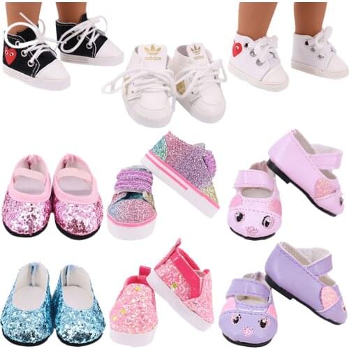 5Cm Doll Kitty Shoes For 14.5 Inch Nancy American Doll&BJD EXO Doll&32-34Cm Paola Reina Doll Our Generation Girl`s Toy Russia
