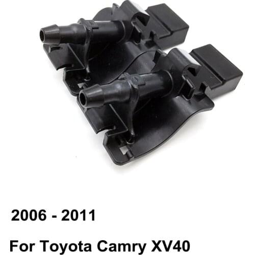 Front Windshield Washer Nozzle 85381-12300 8538112300 for Toyota Camry XV40 ( 2006 - 2011 ) ( Pack of 2 )