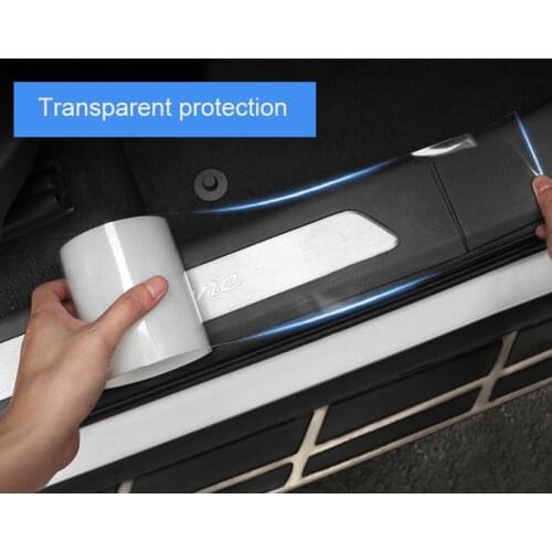 Transparent Car Door Protective Film Car Body Door Bumper Protection Sticker Anti Scratch Auto Clear Transparence Film