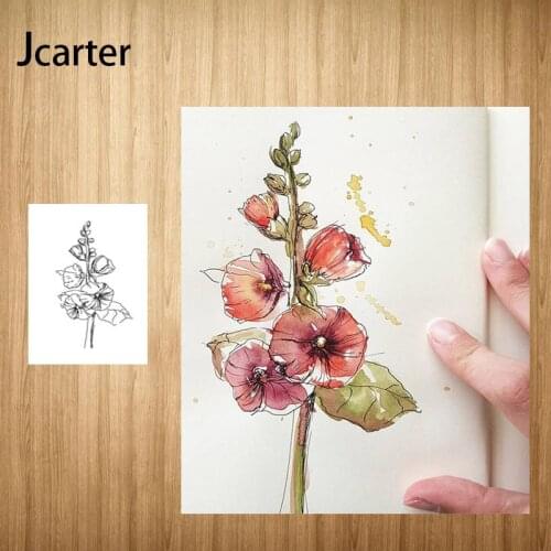 Clear Rubber Stamps Flowers Branch Craft Scrapbooking DIY Silicone Seals Album Embossing Folder Paper Make Template New Design