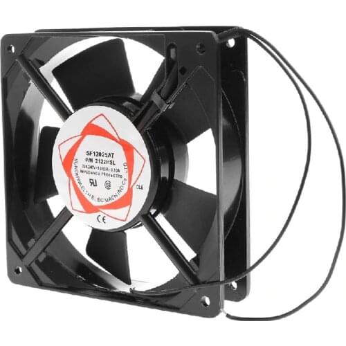 Drop Ship&Wholesale SF12025AT 2122HSL 12025 120mm Sleeve Bearing 220-240V AC 2-Wire Case Cooling Fan Nov.19