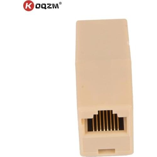 Network Ethernet Dual Straight Head Lan Cable Joiner Coupler RJ45 CAT 5 5E 6 6a Extender Plug Network Cable Connector