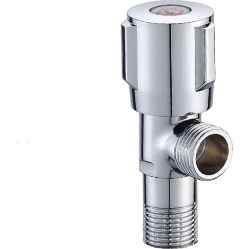 Triangle valve copper hot and cold triangle valve quick opening 4minutes water heater toilet triangle valve bathroom accessories