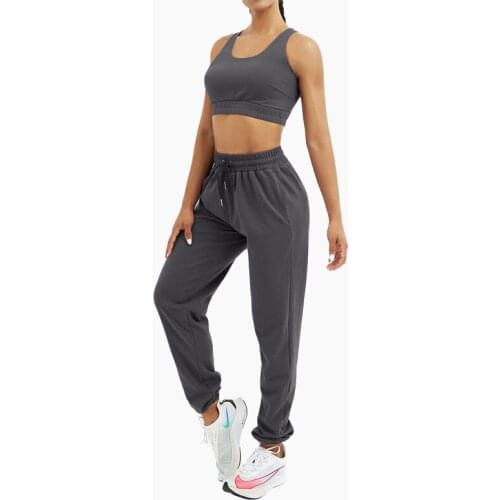 Women Fitness 2 Piece Suit Casual Tracksuit Fashion Bra Pants Set Autumn Winter Gym Sportwear Running Workout Clothes Yoga Set