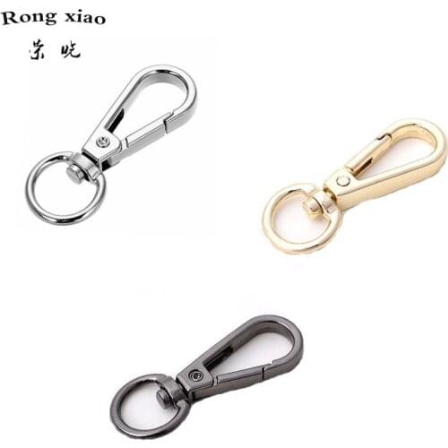 1/2 inch silver nickel swivel snap hooks swivel lobster clasp gold gunmetal hook for keys shoe bag hardware accessories