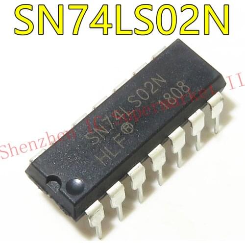 1pcs/lot HD74LS02P DIP14 HD74LS02 DIP SN74LS02N 74LS02 new and original IC In Stock