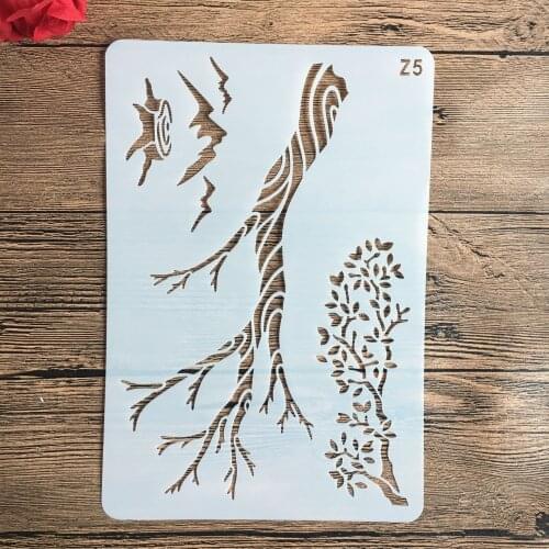26*18cm Branches leaves Stencils DIY Craft Layering Stencils For Walls Painting Scrapbooking Stamping Stamp Album Decorative