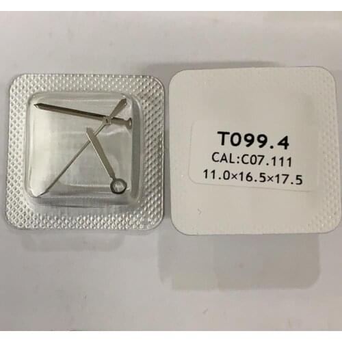 Watch movement accessories T099 watch three needle pointer minutes and seconds applicable to C07.111 movement