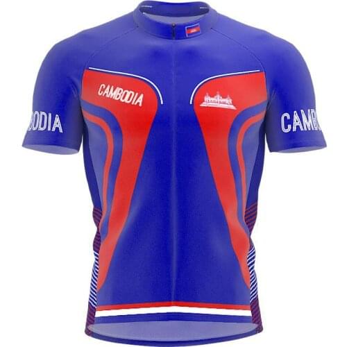 New 2021 CAMBODIA Summer Multi Types Cycling Jersey Team Men Bike Road Mountain Race Riding Bicycle Wear Bike clothing Quick Dry