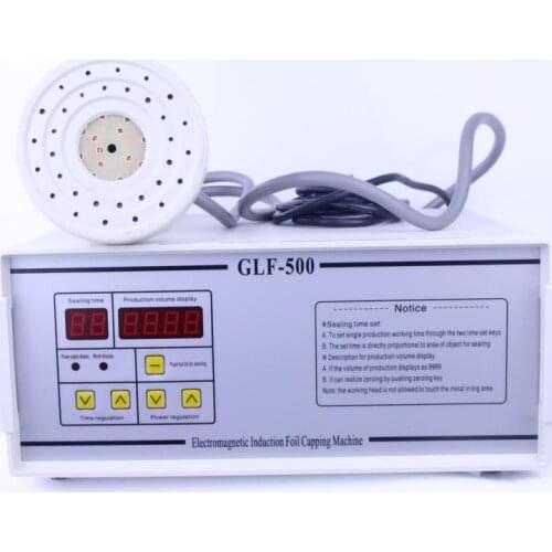 GLF-500 bottle induction sealing machine portable manual induction sealing Machine for Aluminum foil sealing