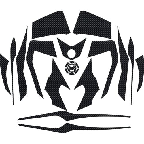 Motorcycle Carbon Fairing Emblem Sticker Decal Body Full Kits Sticker Accessories For Aprilia SR MAX300 srmax250 SR MAX 250 300