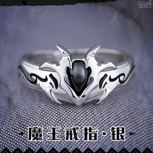 Anime Rings Prince of the Devils 925 Sterling Silver Finger Ring Jewelry Take Man Woman Photo Props Accessories Christmas Gift