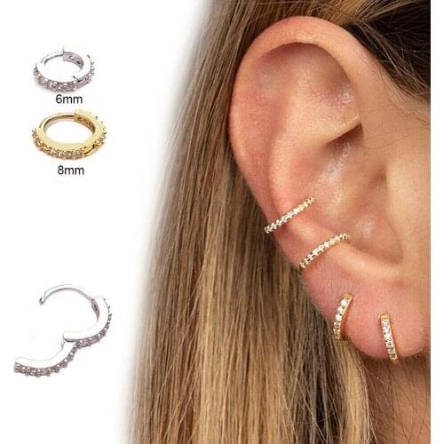 Real Septum Rings Pierced Piercing Septo Nose Ear Cartilage Tragus Helix Piercing Clicker Rings Body Jewelry 1Pcs