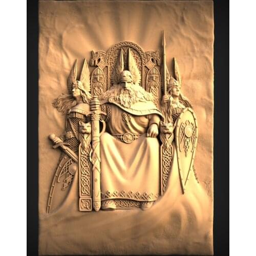 STL Model for CNC Router 3D Printer Artcam Aspire Bas Relief -Panno (395)