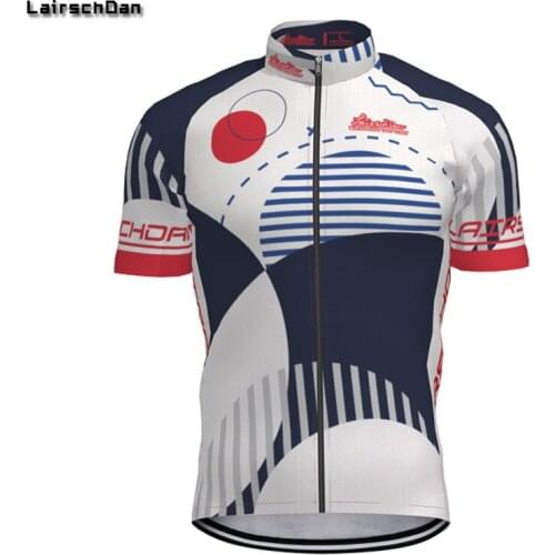 LONG AO LairschDan 2020 New Style Tiger head with glasses Short Sleeve Cycling Jersey Top Men Summer Breathable MTB Bike Clothes