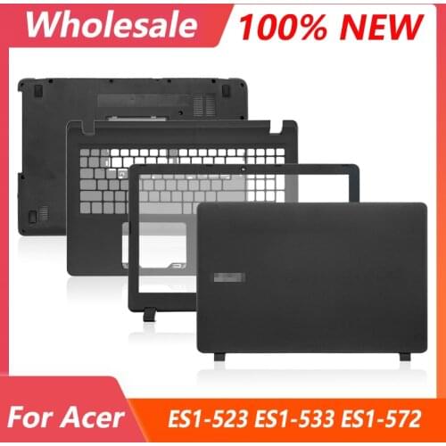 New Laptop LCD Back Cover/LCD Front bezel/LCD hinges For Acer Aspire ES1-523 ES1-533 ES1-532 ES1-572 Series Cover Top Case