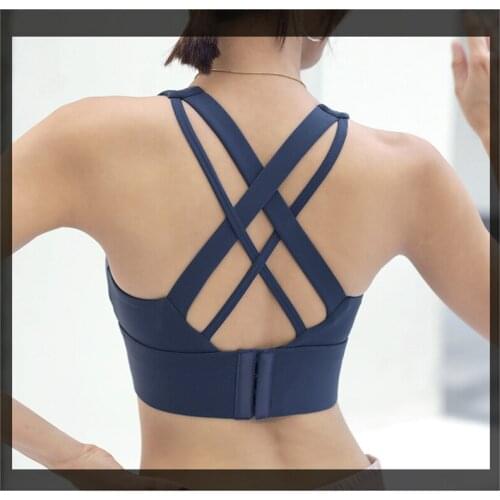 New Breathable Women Sportswear Thin Sport Top Bras For Fitness Gym Shockproof Running Yoga Fitness Bra 2021 Sexy Sports Bra Top