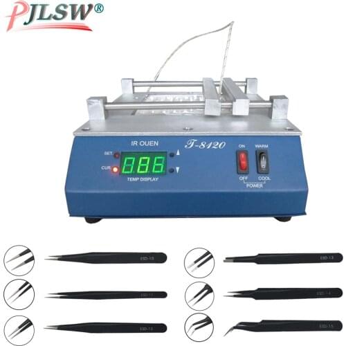 Preheating furnace T-8120 heating table 200*240MM SMD Infrared Preheating PID Temperature Controlling Station heating Plamform