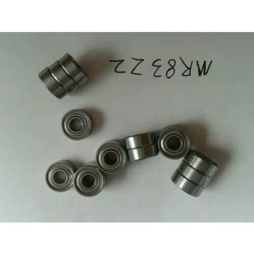 High quality 20PCS SMR83ZZ Stainless steel bearings 3*8*3MM SMR83ZZ bearings free shipping SU440C