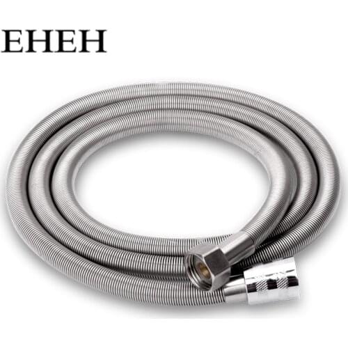EHEH 1.5m Stainless Steel Shower hose High Density Anti-Crack Bathroom High Quality Flexibel Water Pipe Common Plumbing Hoses
