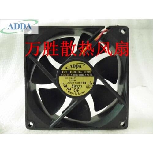 Wholesale FOR ADDA AD0924HB-A72GL 9025 9225 9cm 90mm 24V 0.15A server inverter computer case cooling fan