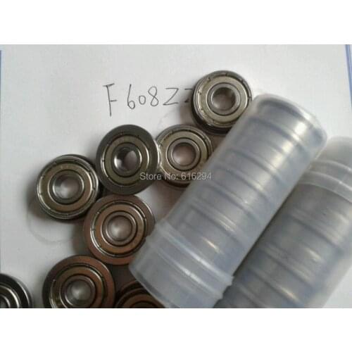 High quality 100PCS F608ZZ (8*22*7mm)flange ball bearings F608ZZ bearings--- FREE SHIPPING