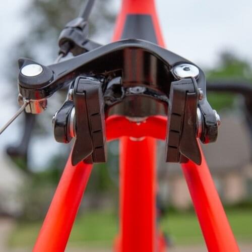 2 Pair Road Bike Brake Pads Rubber Sheet V Brake Blocks for DURA ACE ULTEGRA 105 Bicycle Shoe Holder Cycle Brake Hoof Parts New