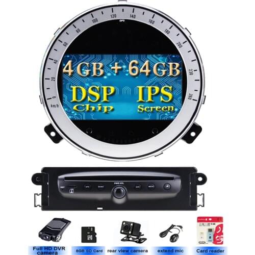 Android 10 4G 64G DSP IPS CAR DVD PLAYER For Car DVD Player Stereo for BMW Mini Cooper countryman 2011 2012 2013 Radio GPS