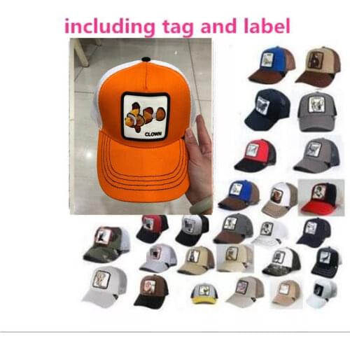 2021 NEW Baseball Cap Animal Embroidery Anime Cute Embroidery Summer Mesh Mens Ms. Outdoor Sunshade Truck Driver hats