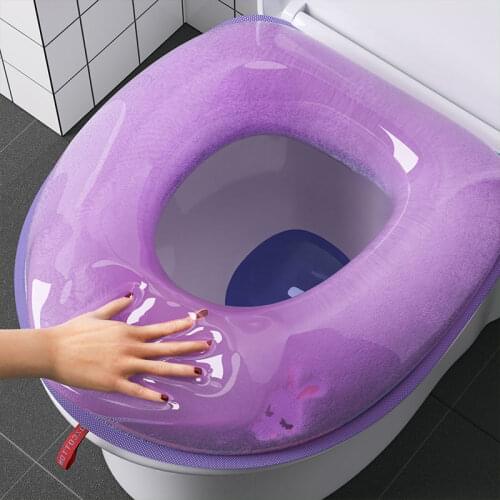 Toilet Seat Cover Toilet Cushion Summer Bathroom Seat Cushion Universal Four Seasons Waterproof Household Bathroom Accessories