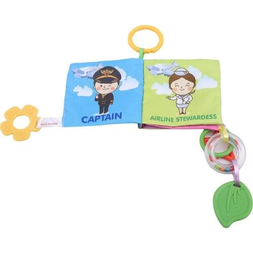 Baby Soft Cloth Book Animal Colors Shape Educational Toys Kids Children Intelligence Development Toy For Baby 0-12 Months