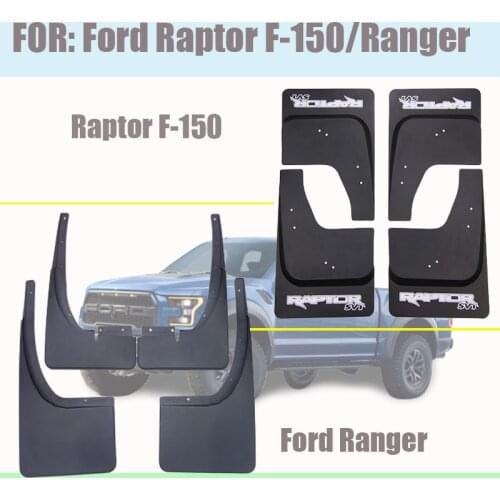 For Ford Raptor F-150 Ranger Pickup Mudguards Splash Guards Mud-Flaps Car Fenders Accessories Mud Guards Rear Front 2007-2020