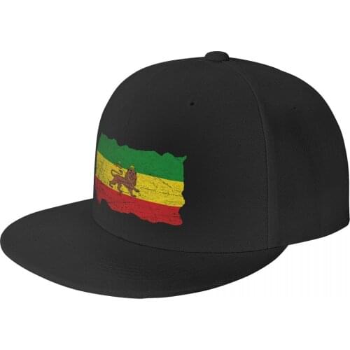 Ethiopia Rastafari Flag Rasta Babylon Irie Ska Reggae Jamaica Africa Baseball Cap Panama Hat Bucket Hat Bunny Hat