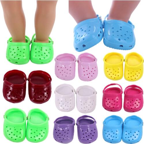 Doll Shoes Accessories White Series Fit 18 Inch American And 43 Cm New Born Baby Generation Birthday Girls Russia DIY Toy Gifts