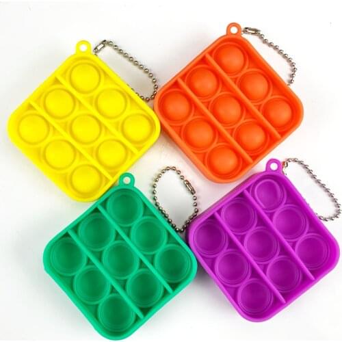 Fashion Fidget Toys Simple Dimple Fidget Toy Anti Stress Decompression Toy Stress Reliever Educational Figet Toys Release Stress