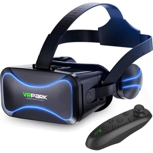 VR Glasses Suit High-quality Adjustable Device with Handle 3D Virtual Reality Helmet Bluehooth 3.0 for Android/IOS/PC