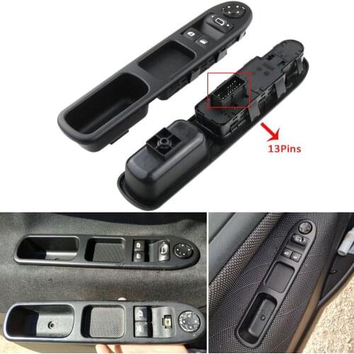 Front Left Side Electric Power Master Window Switch Button For Peugeot 207 Stufenheck 2007-2014 For Citroen C3 Picasso 6554.QC
