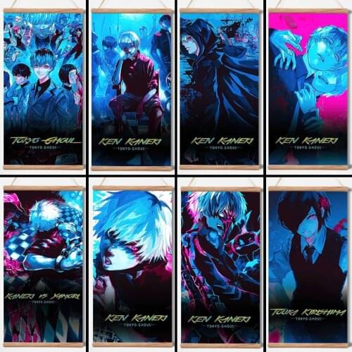 Tokyo Ghoul Posters Anime Posters Canvas Painting Wall Posters Wall Art Picture Home Decor Photos for Childrens Room Decor