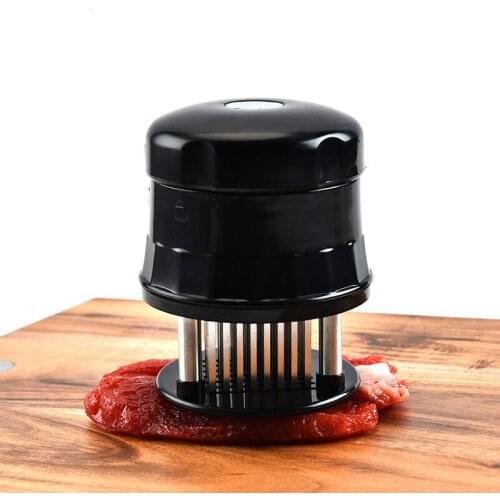 Professional Meat Tenderizer Needle With 56 Stainless Steel Blades Kitchen Cooking Tools Tender Meat Hammer For Beef MJ806