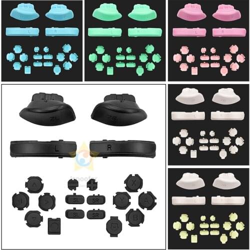 New Design Replacement ABXY Direction Keys SR SL L R ZR ZL Trigger Full Set Buttons for Nintendo Switch JoyCons