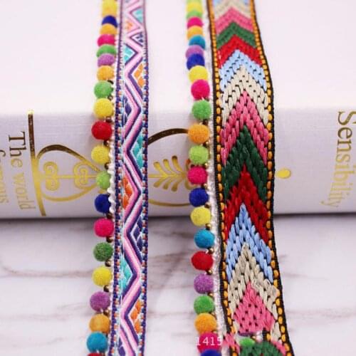 1/5/10Yards Pom Pom Trim Ball Ribbon MINI Pearl Pompom Fringe Ribbon Sewing Lace Kintted Fabric Handmade DIY Craft Accessories