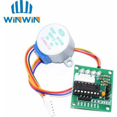 10LOTS 28BYJ-48-5V 4 phase Stepper Motor+ Driver Board ULN2003 5 x Stepper motor +5x ULN2003 Driver board