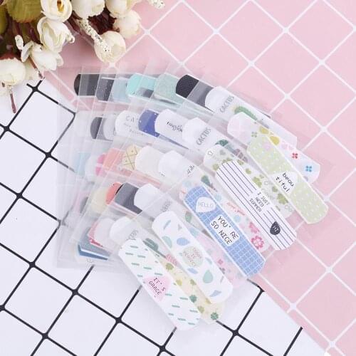 10pcs/lot waterproof kids band aid cartoon adhesive bandage wound plaster kits