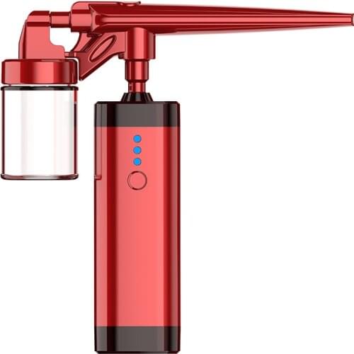 50ML Airbrush USB Charge Mini Air Compressor Spray Gun For Tattoo Body Painting Nail Art Paint Sprayer Nano Mist Moisturize Skin